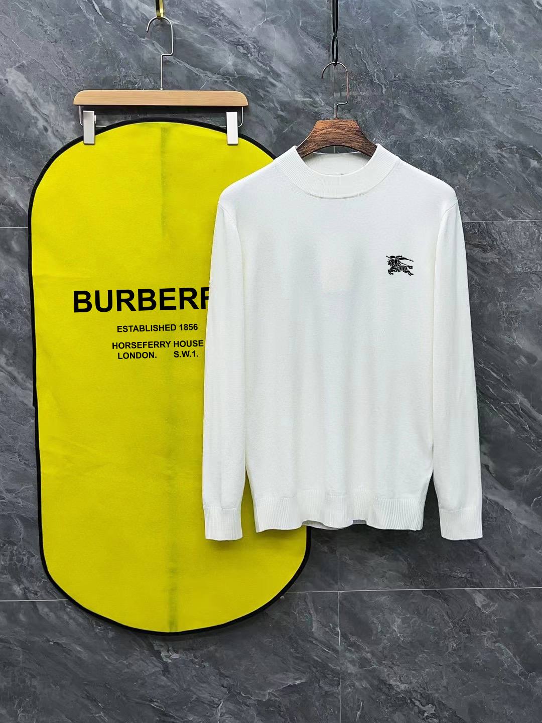 Burberry Logo Wool Sweater