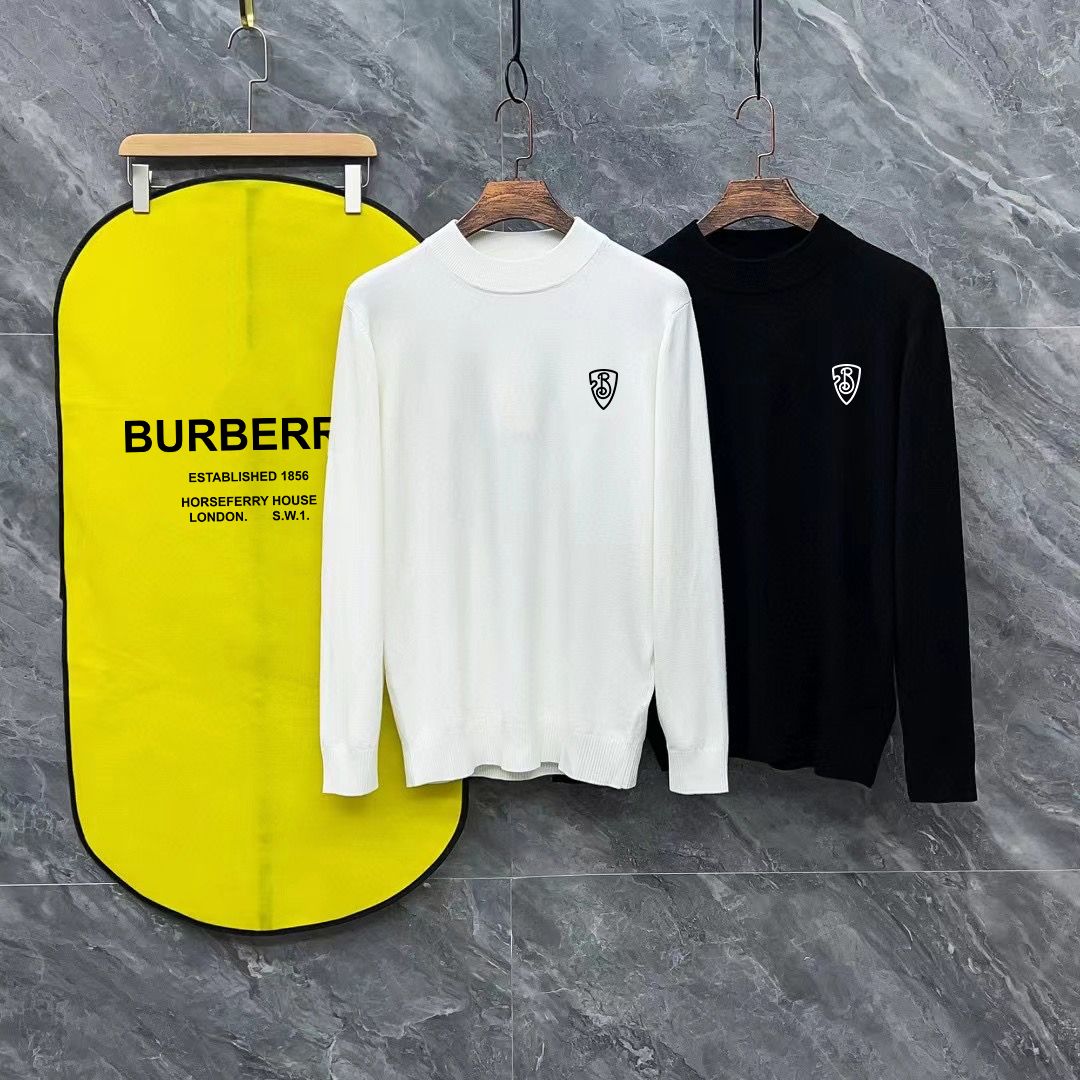 Burberry Logo Wool Sweater