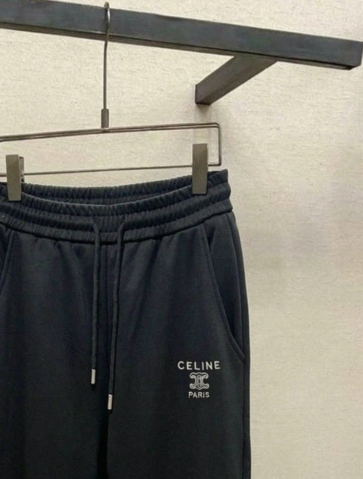 Celine Embroidered Sweatpants