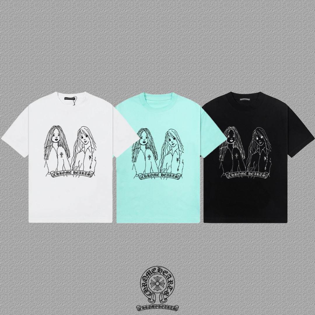 Chrome Hearts Logo Graphic T-Shirt