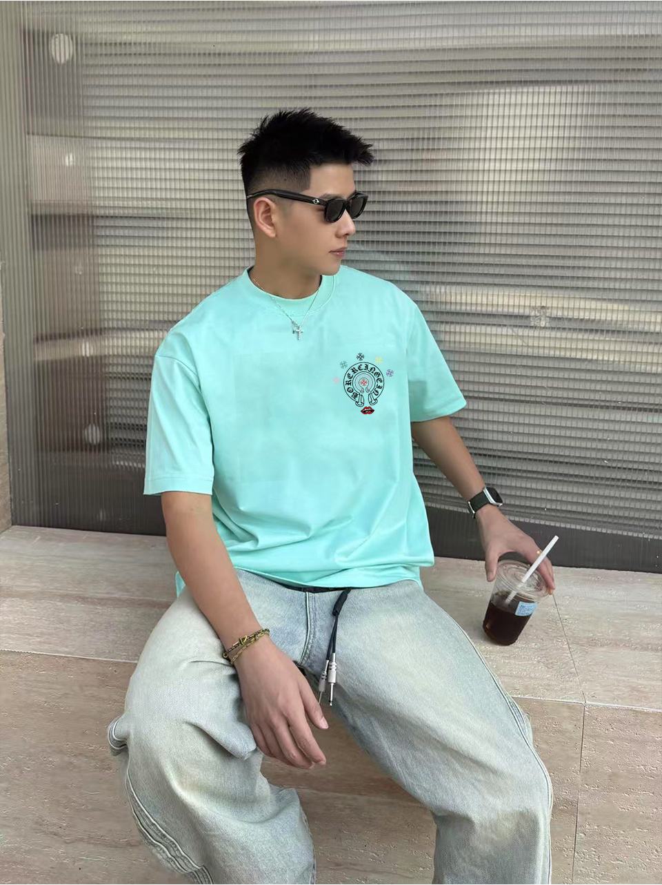 Chrome Hearts Logo Graphic T-Shirt