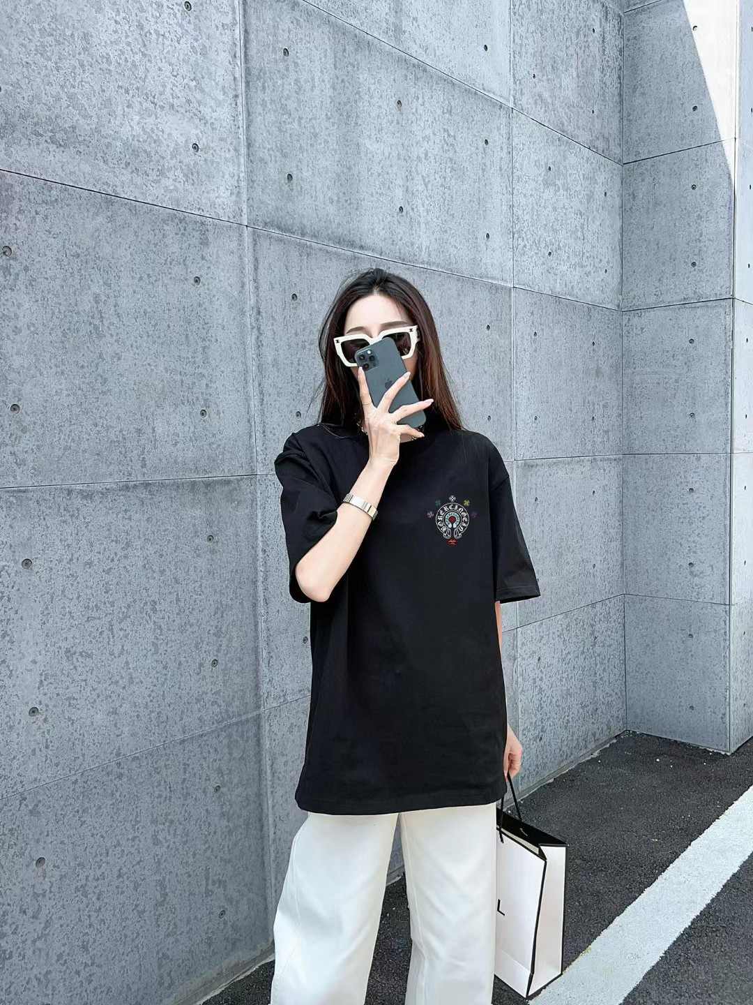 Chrome Hearts Logo Graphic T-Shirt