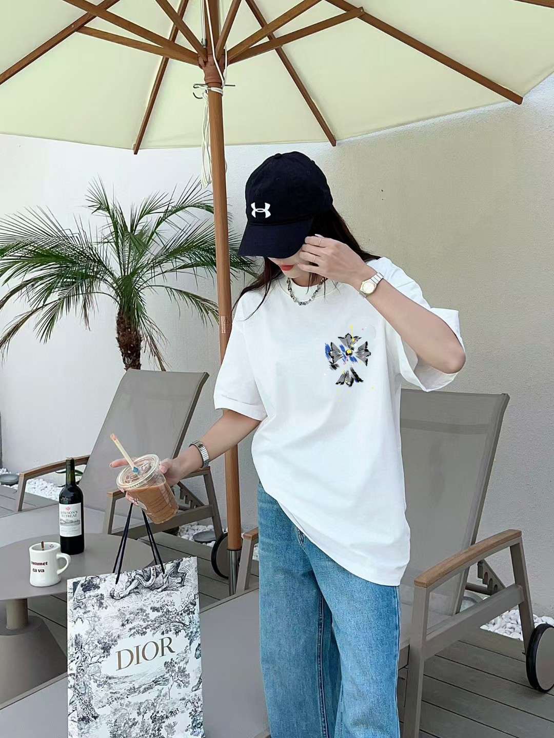 Chrome Hearts Logo Graphic T-Shirt