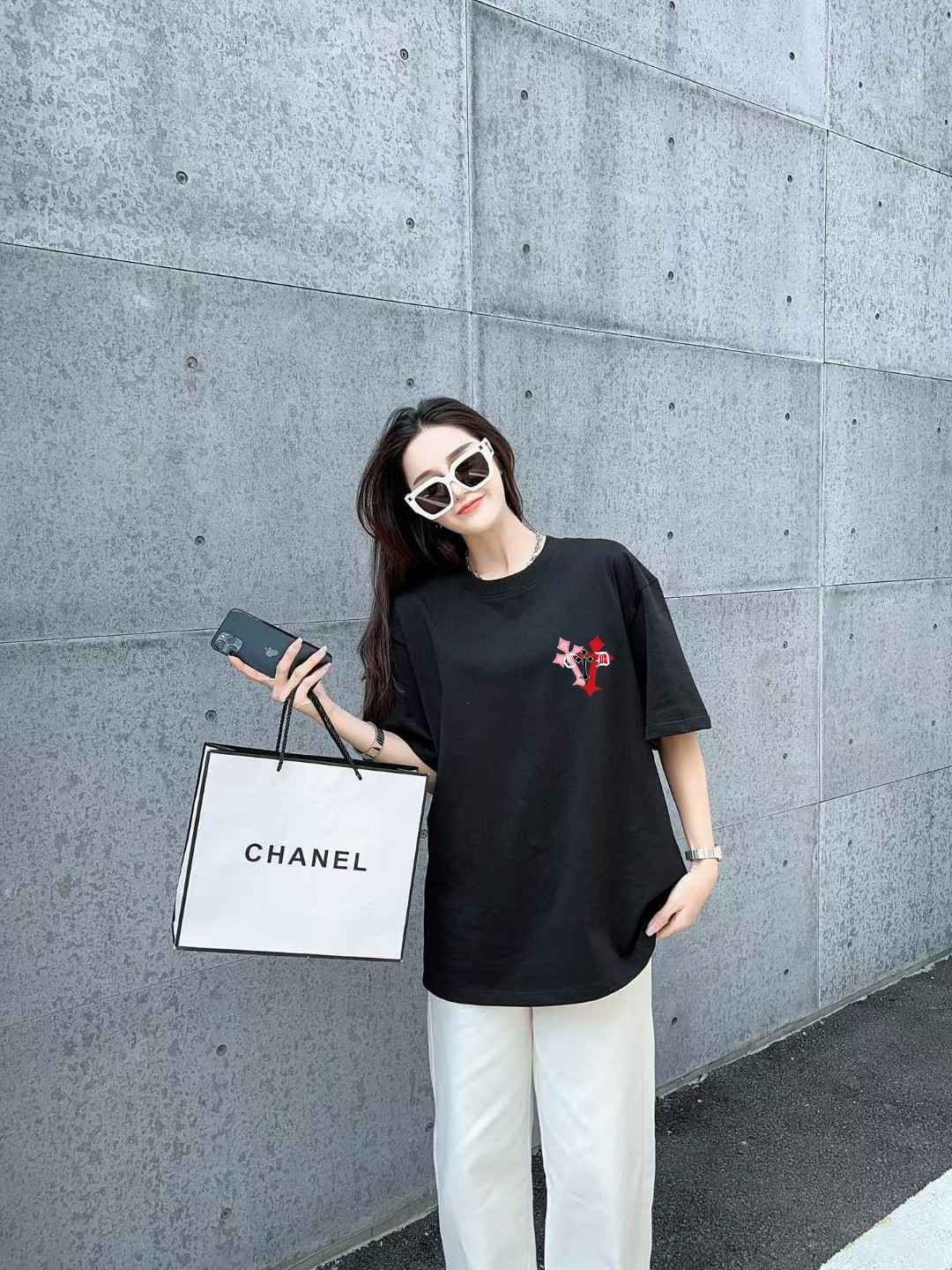 Chrome Hearts Logo Graphic T-Shirt