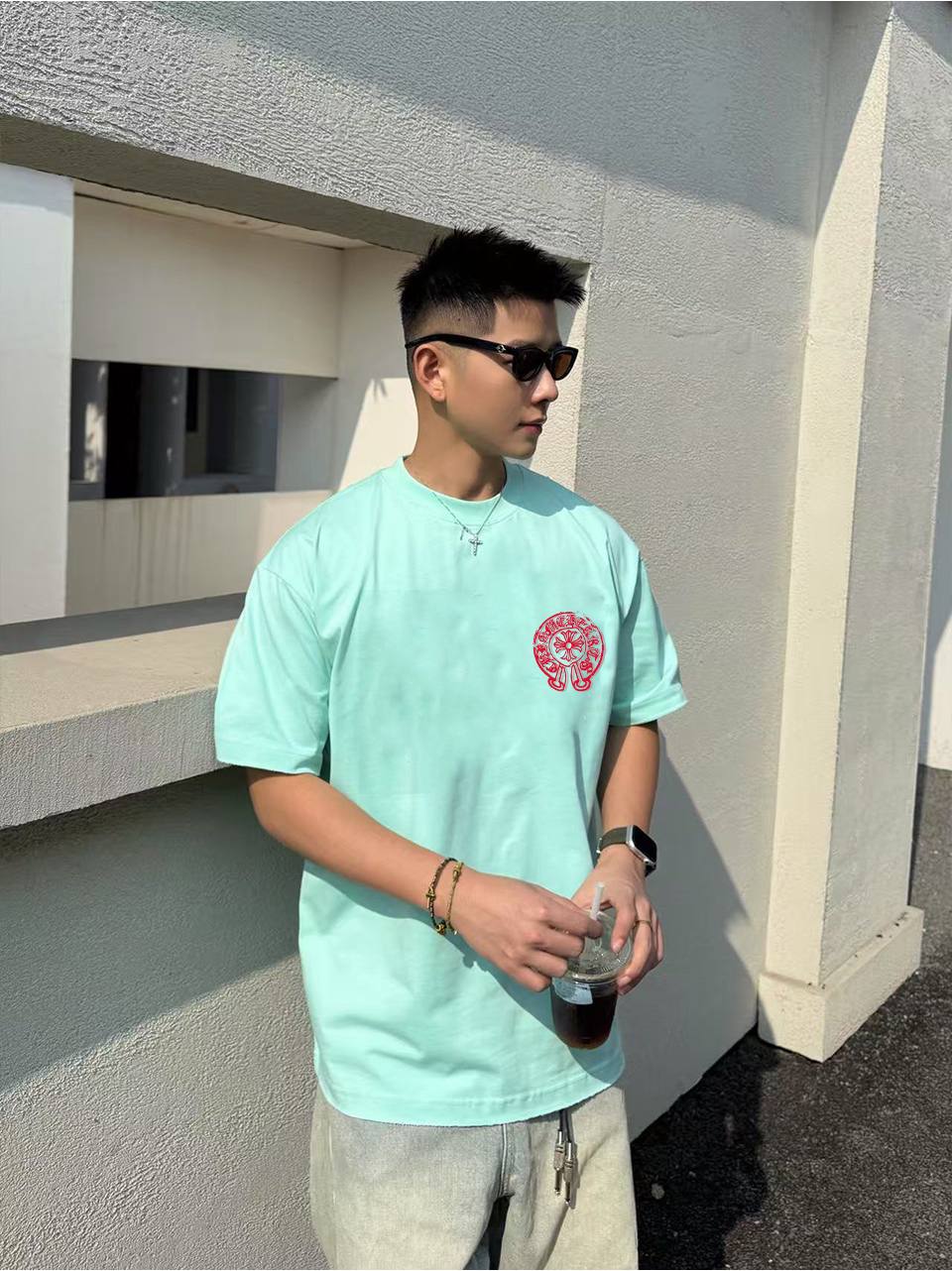 Chrome Hearts Logo Graphic T-Shirt