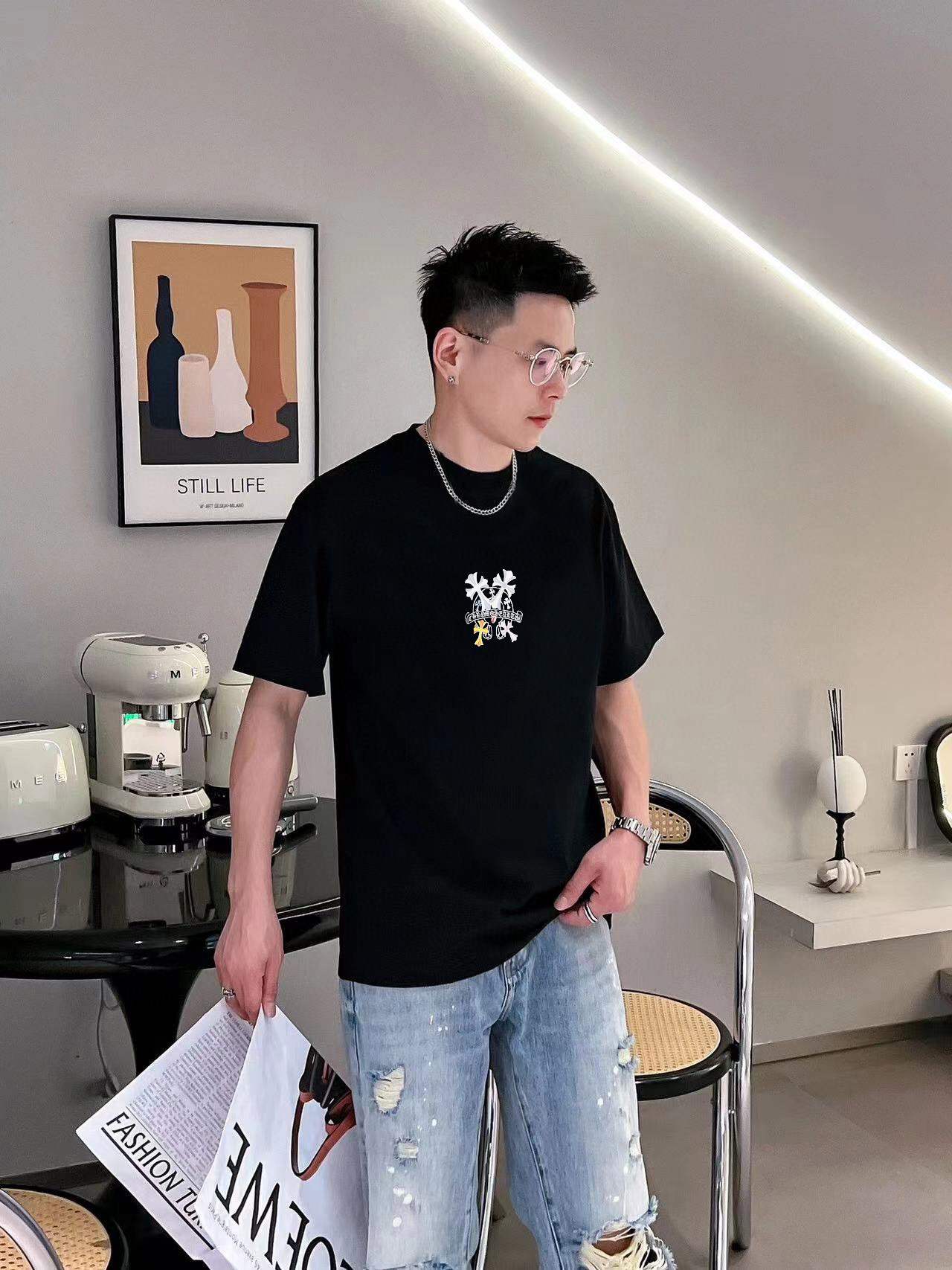 Chrome Hearts Logo Graphic T-Shirt