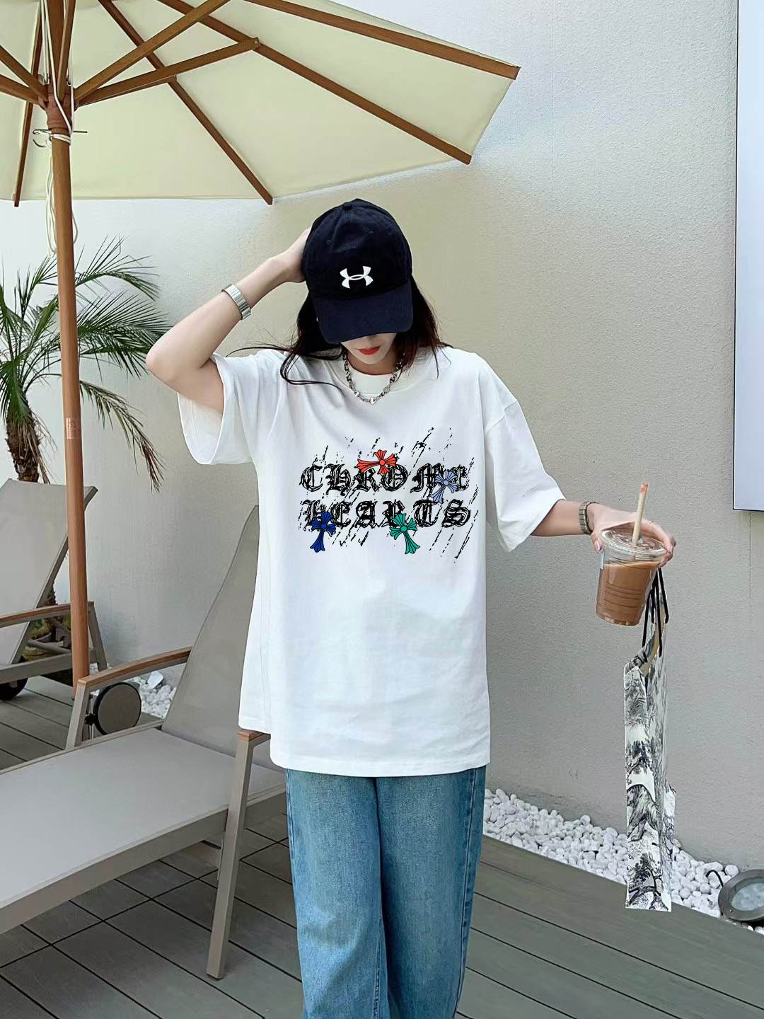 Chrome Hearts Logo Graphic T-Shirt
