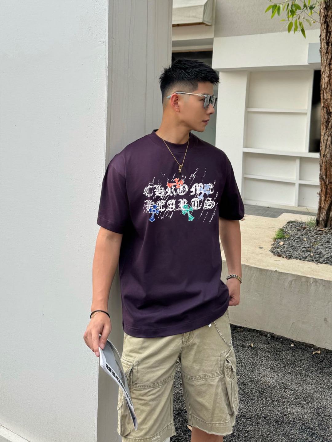 Chrome Hearts Logo Graphic T-Shirt