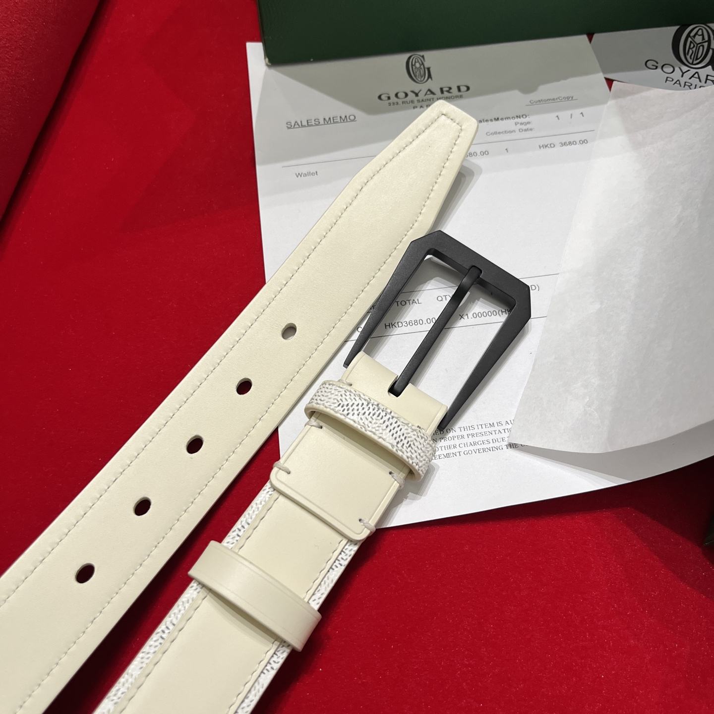 Goyard Belt – 35mm