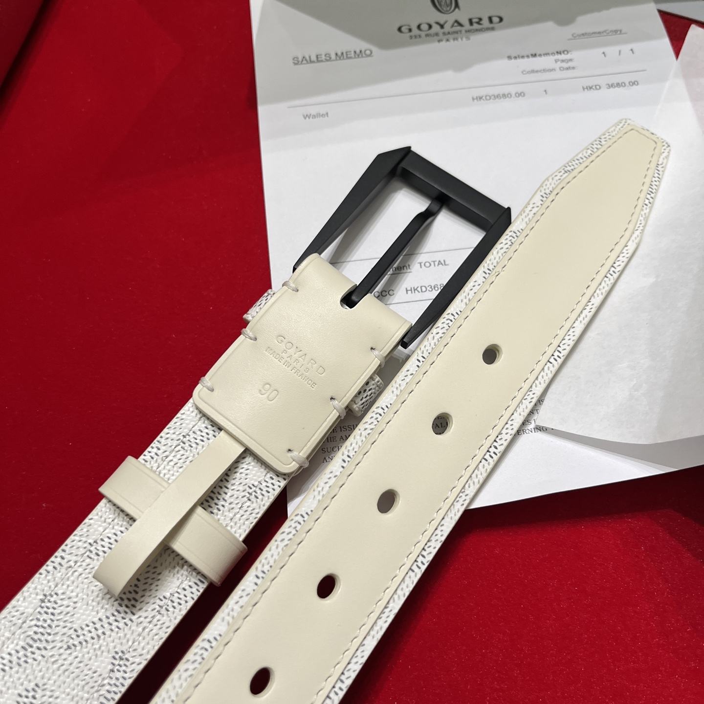 Goyard Belt – 35mm
