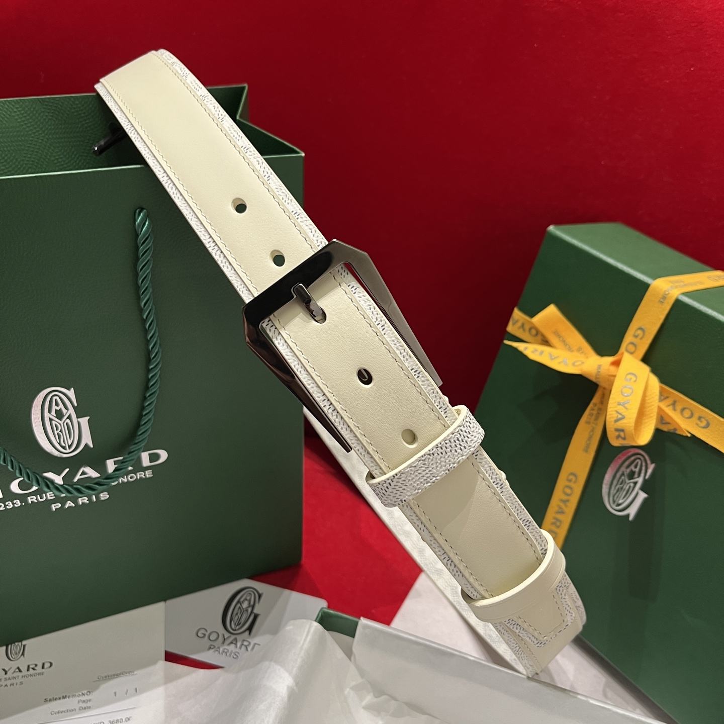 Goyard Belt – 35mm