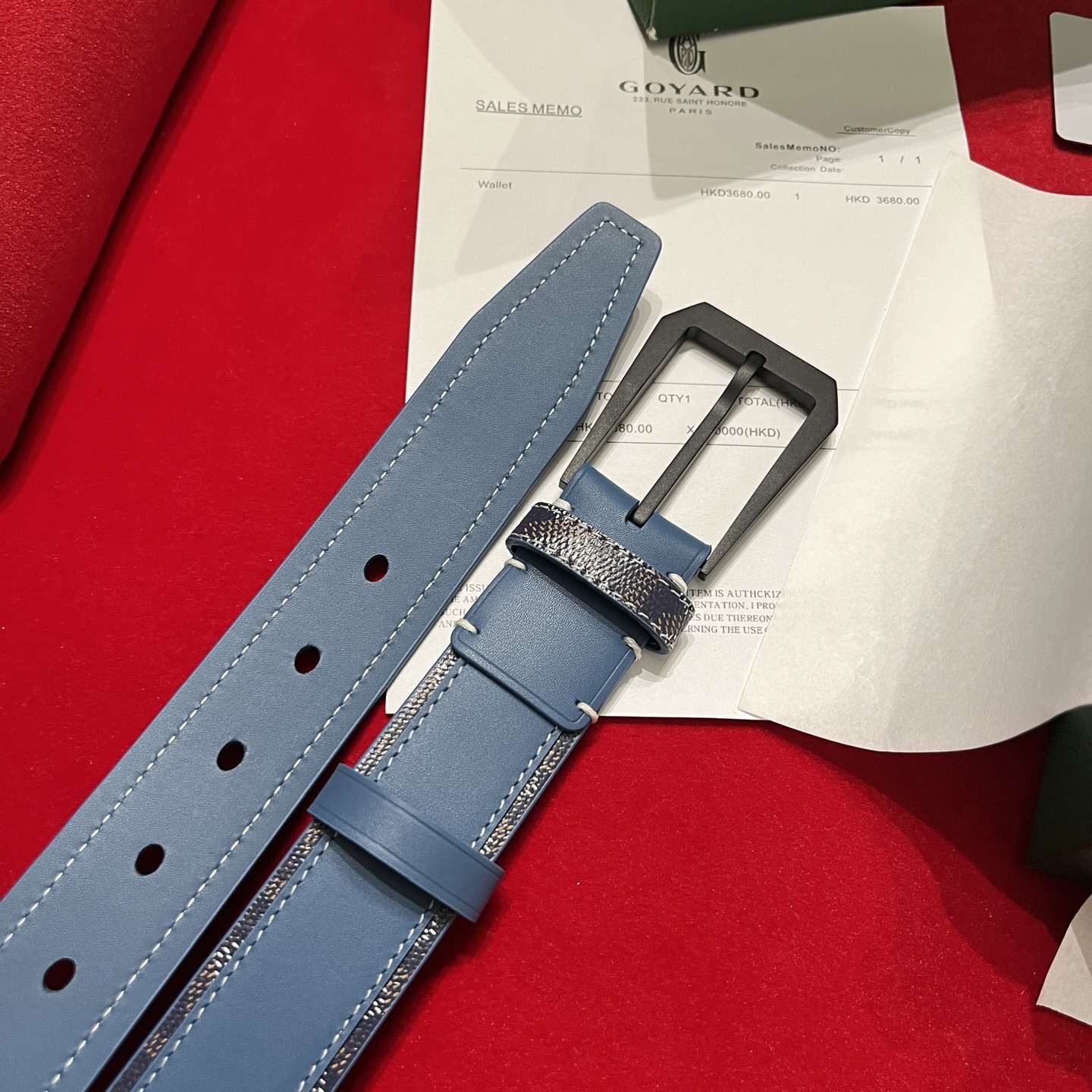 Goyard Belt – 35mm