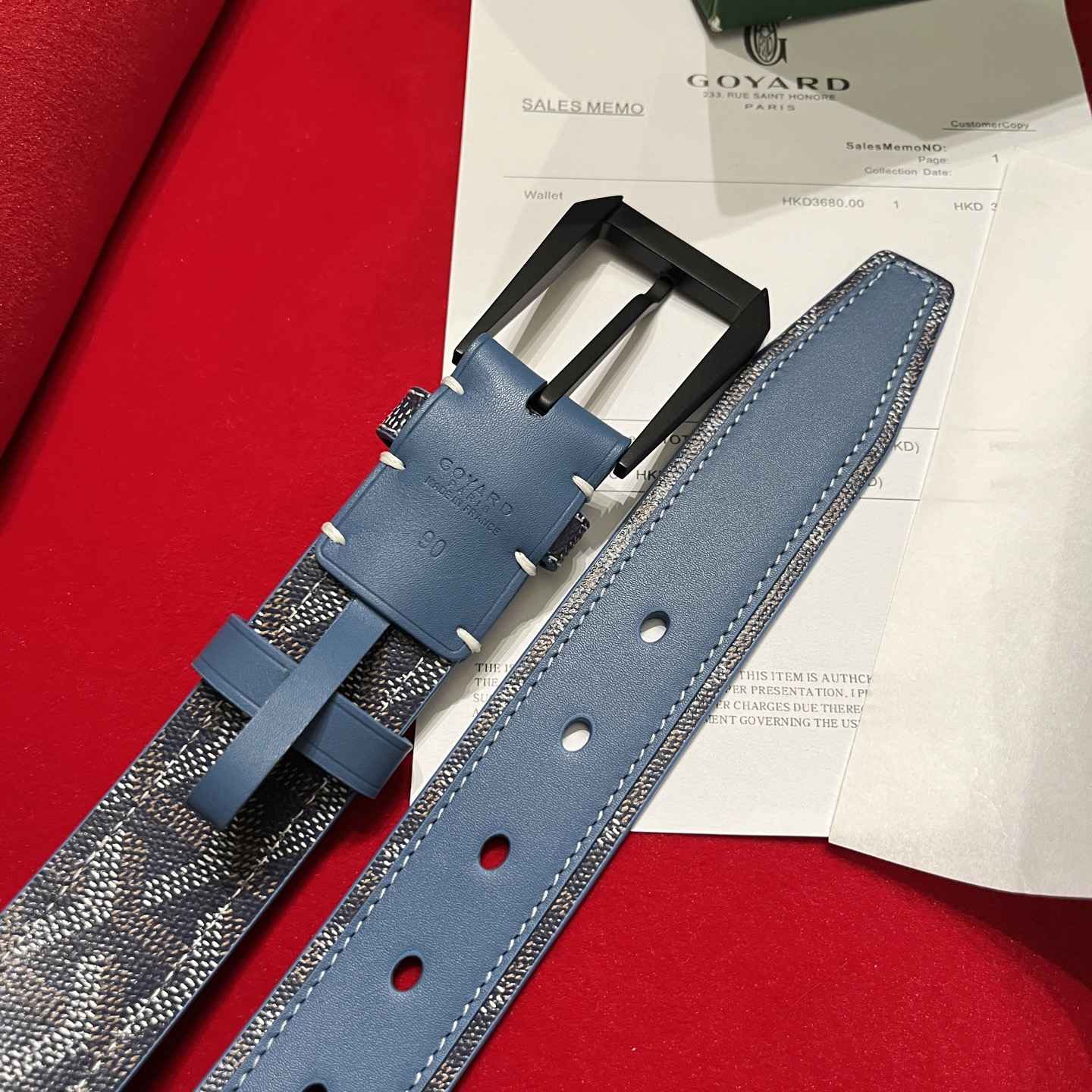 Goyard Belt – 35mm