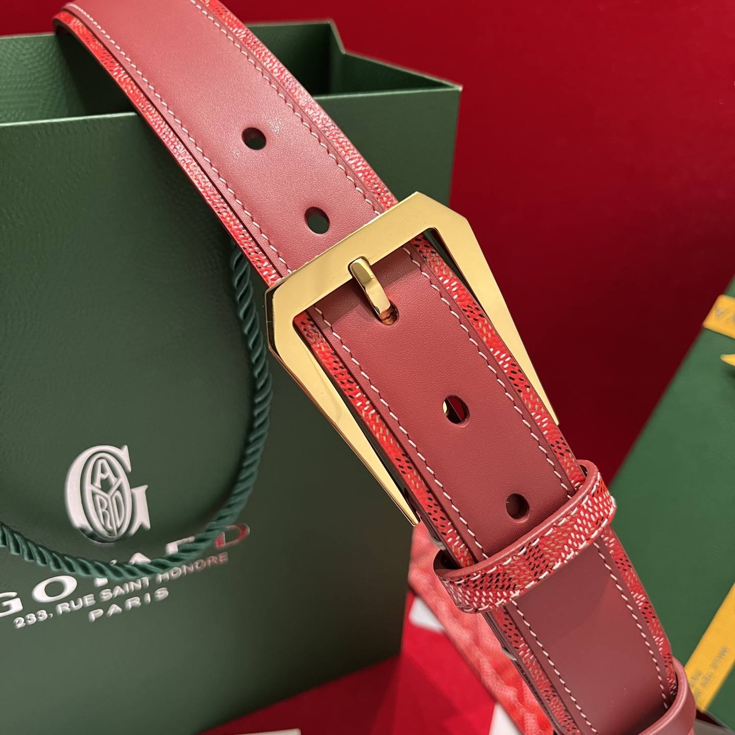 Goyard Belt – 35mm