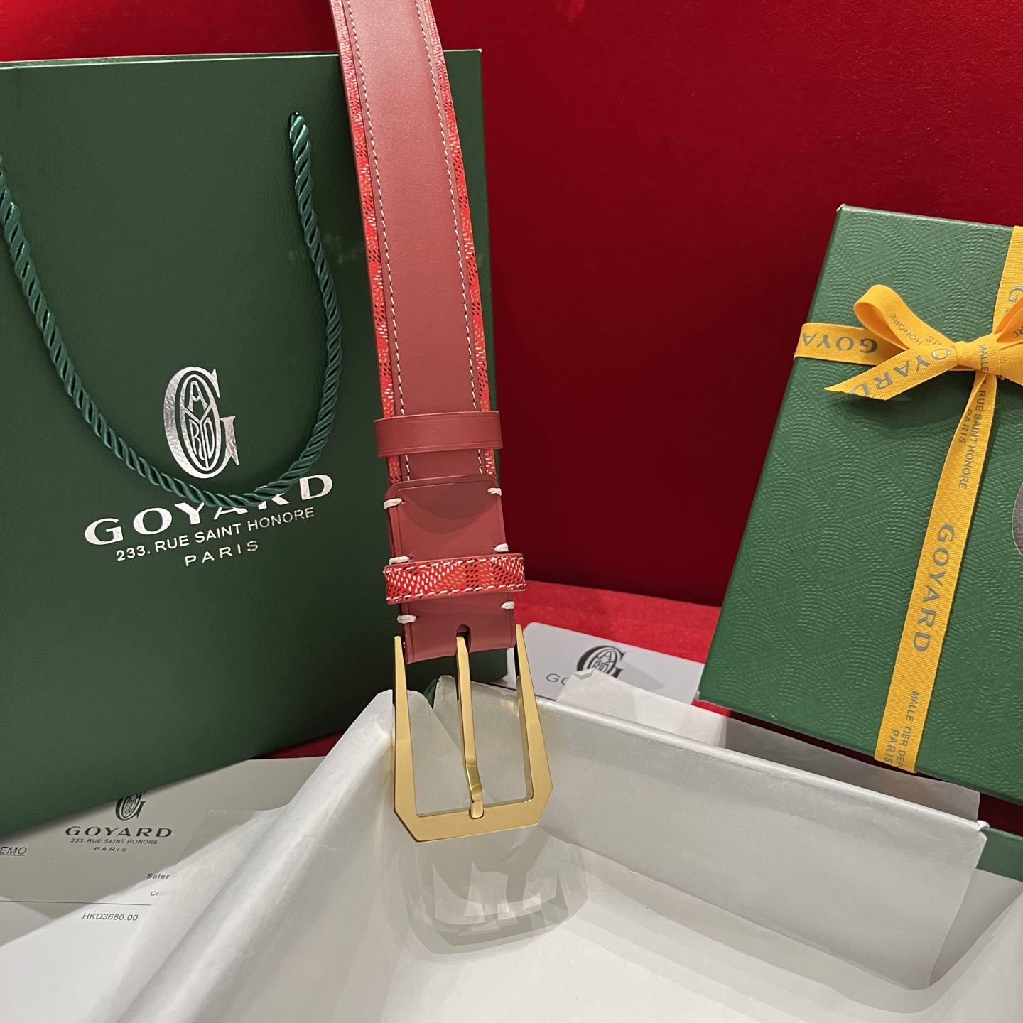 Goyard Belt – 35mm