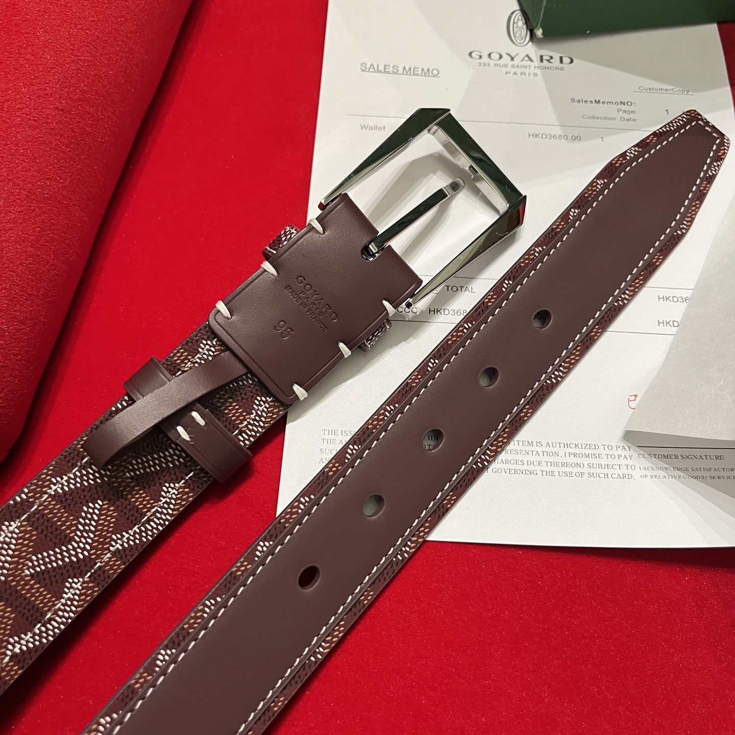 Goyard Belt – 35mm
