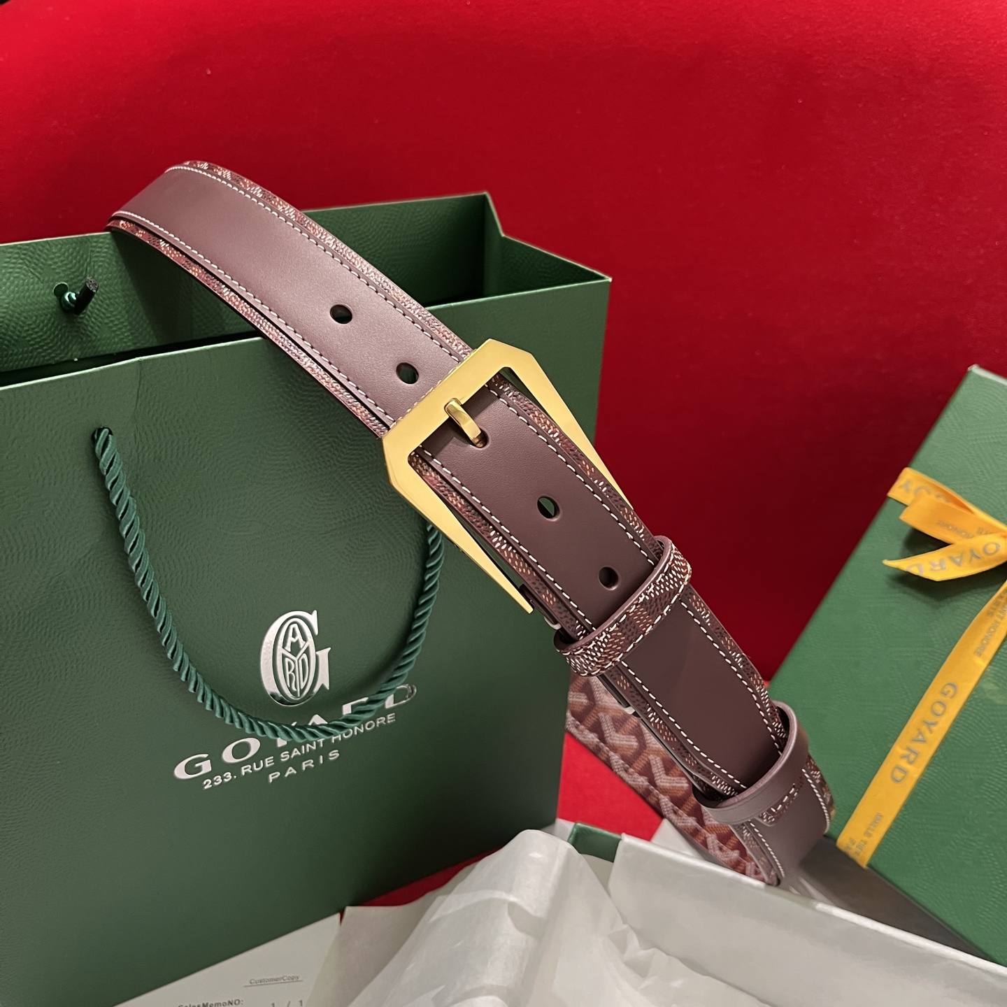 Goyard Belt – 35mm