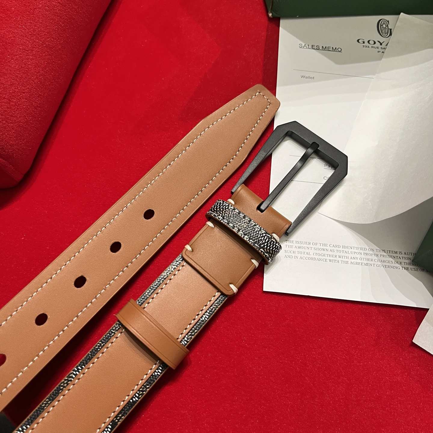 Goyard Belt – 35mm