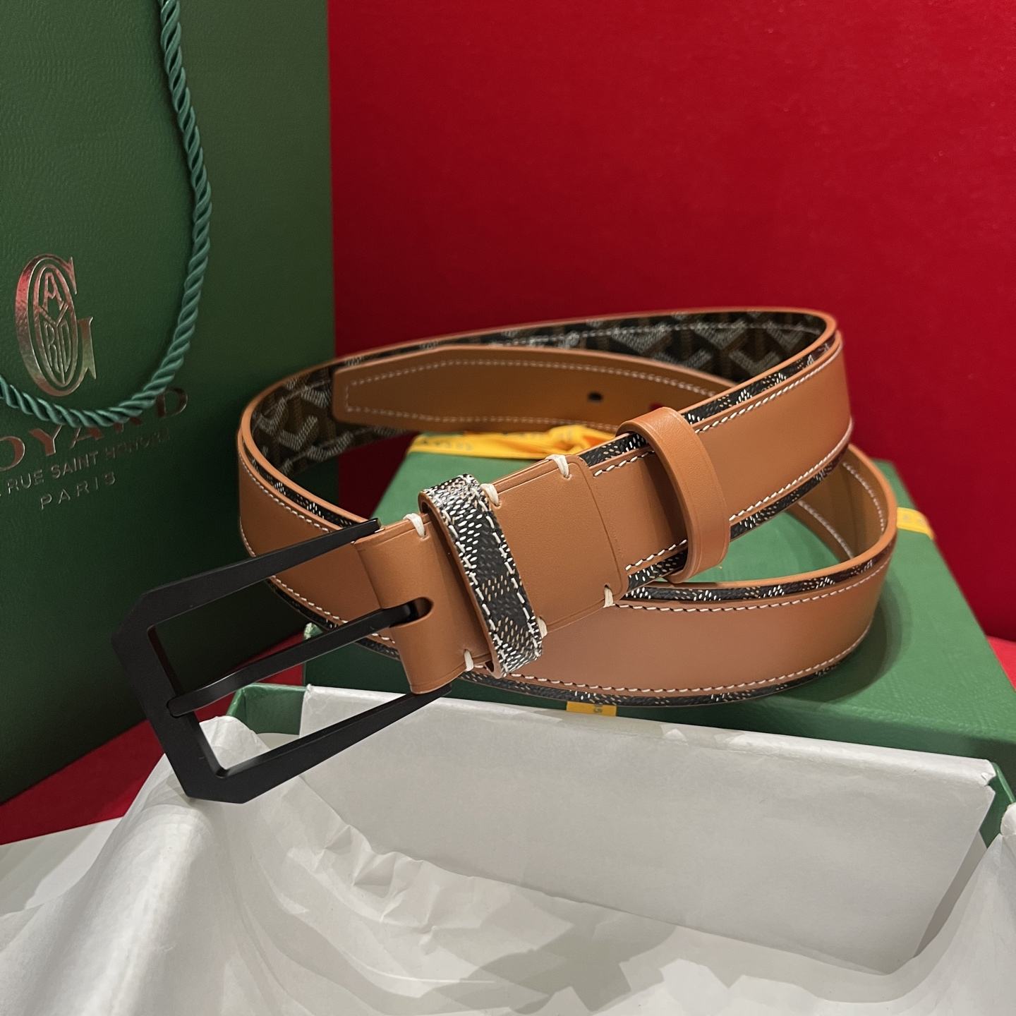 Goyard Belt – 35mm