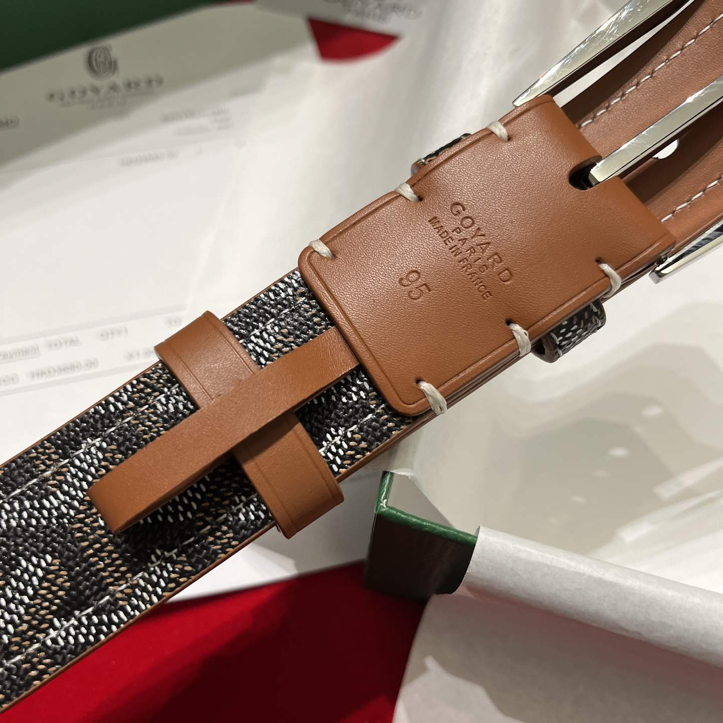 Goyard Belt – 35mm