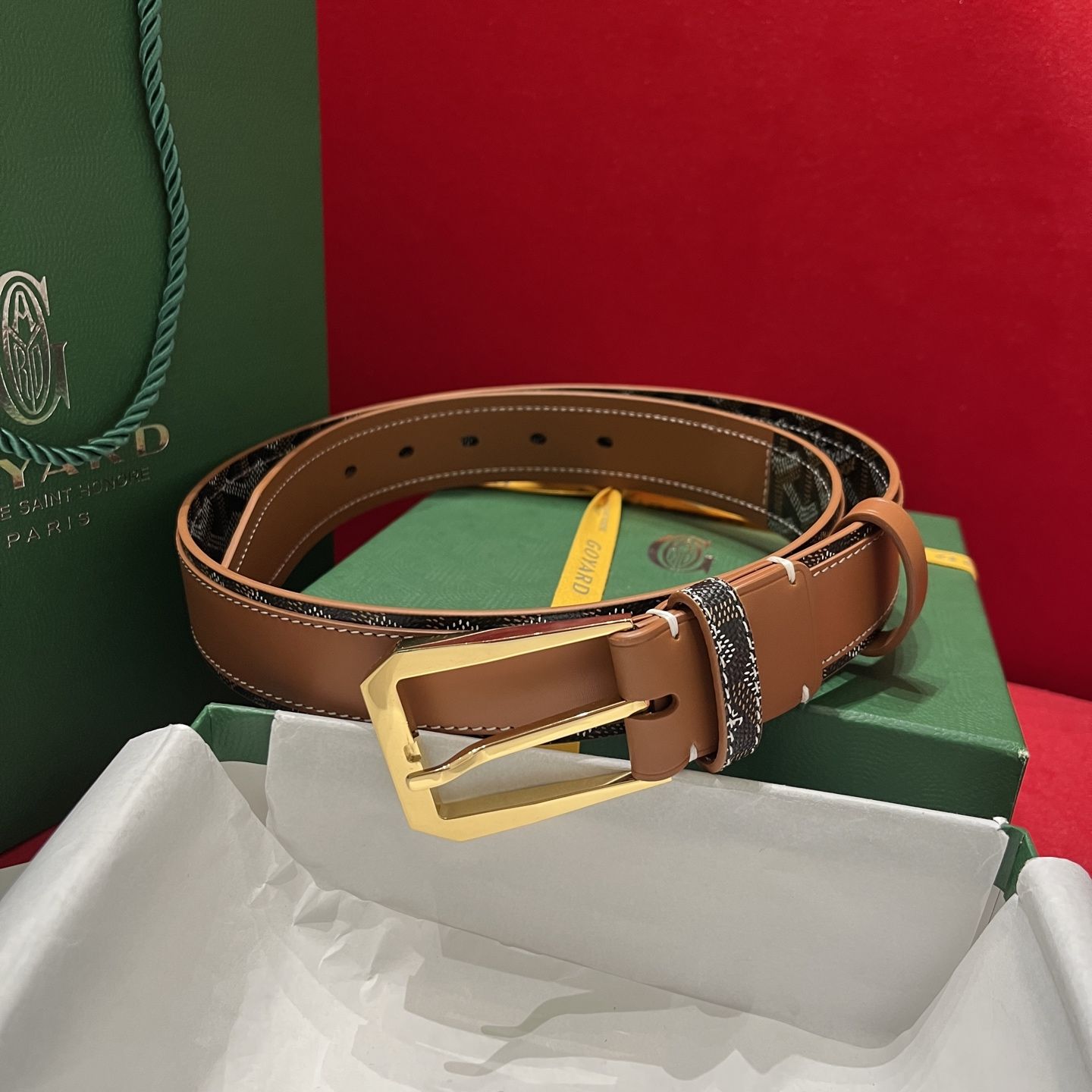 Goyard Belt – 35mm