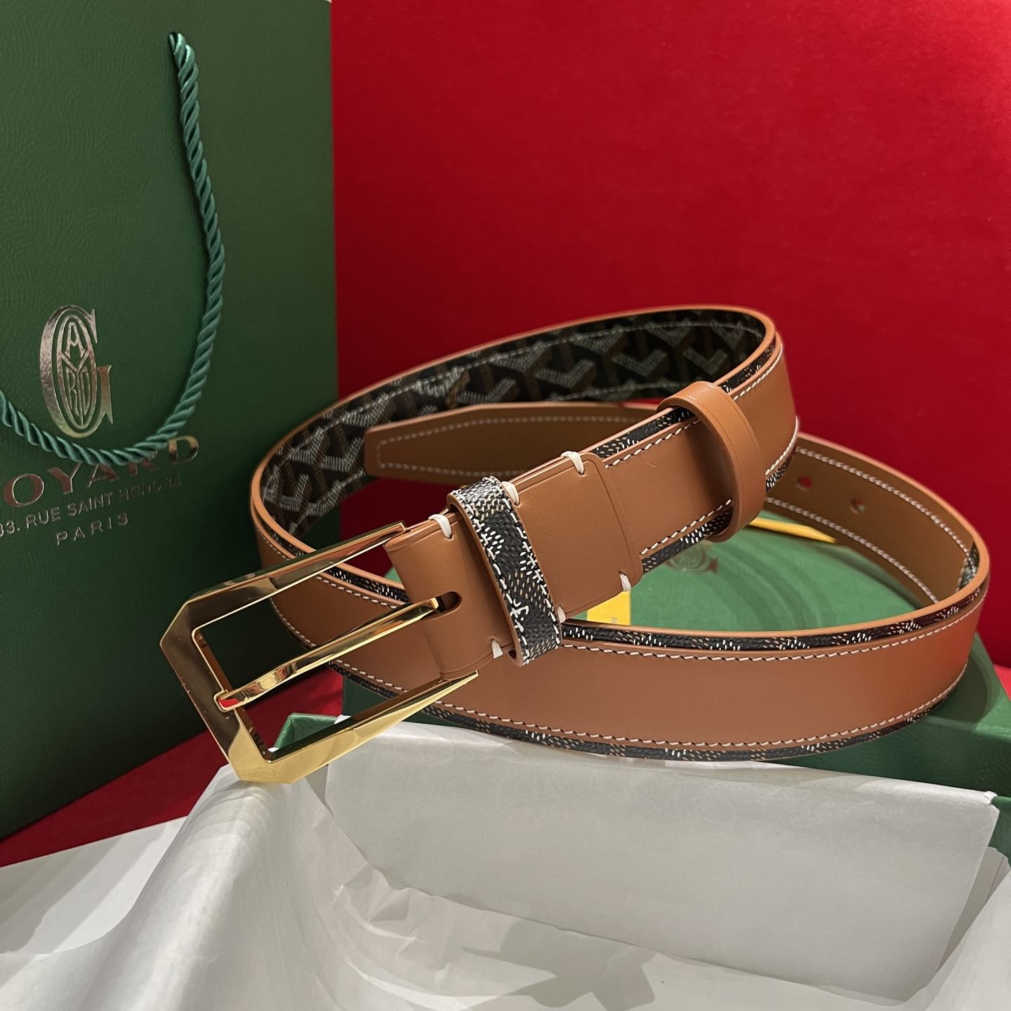Goyard Belt – 35mm