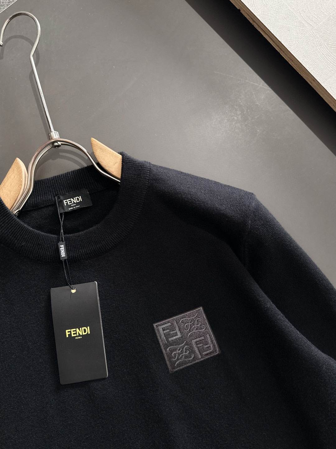 Fendi Logo Knit Sweater