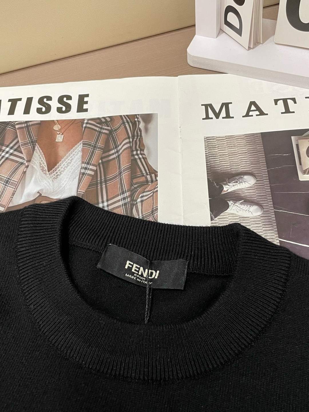 Fendi Logo Knit Sweater