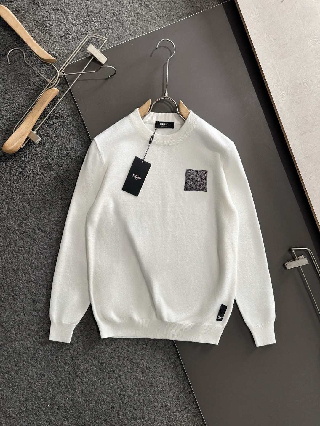 Fendi Logo Knit Sweater