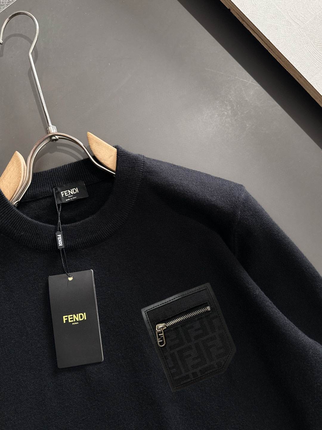 Fendi Logo Knit Sweater