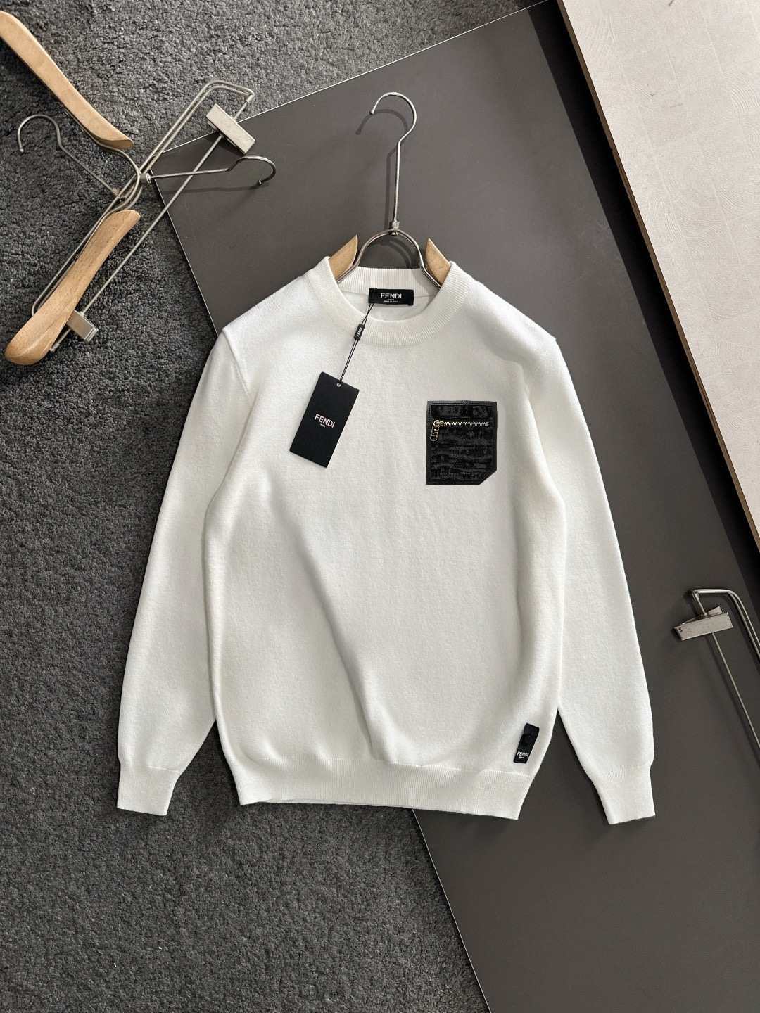 Fendi Logo Knit Sweater