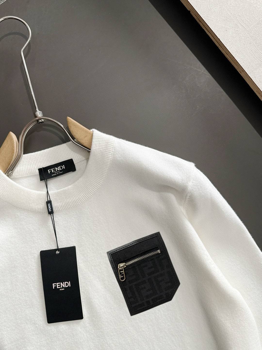Fendi Logo Knit Sweater