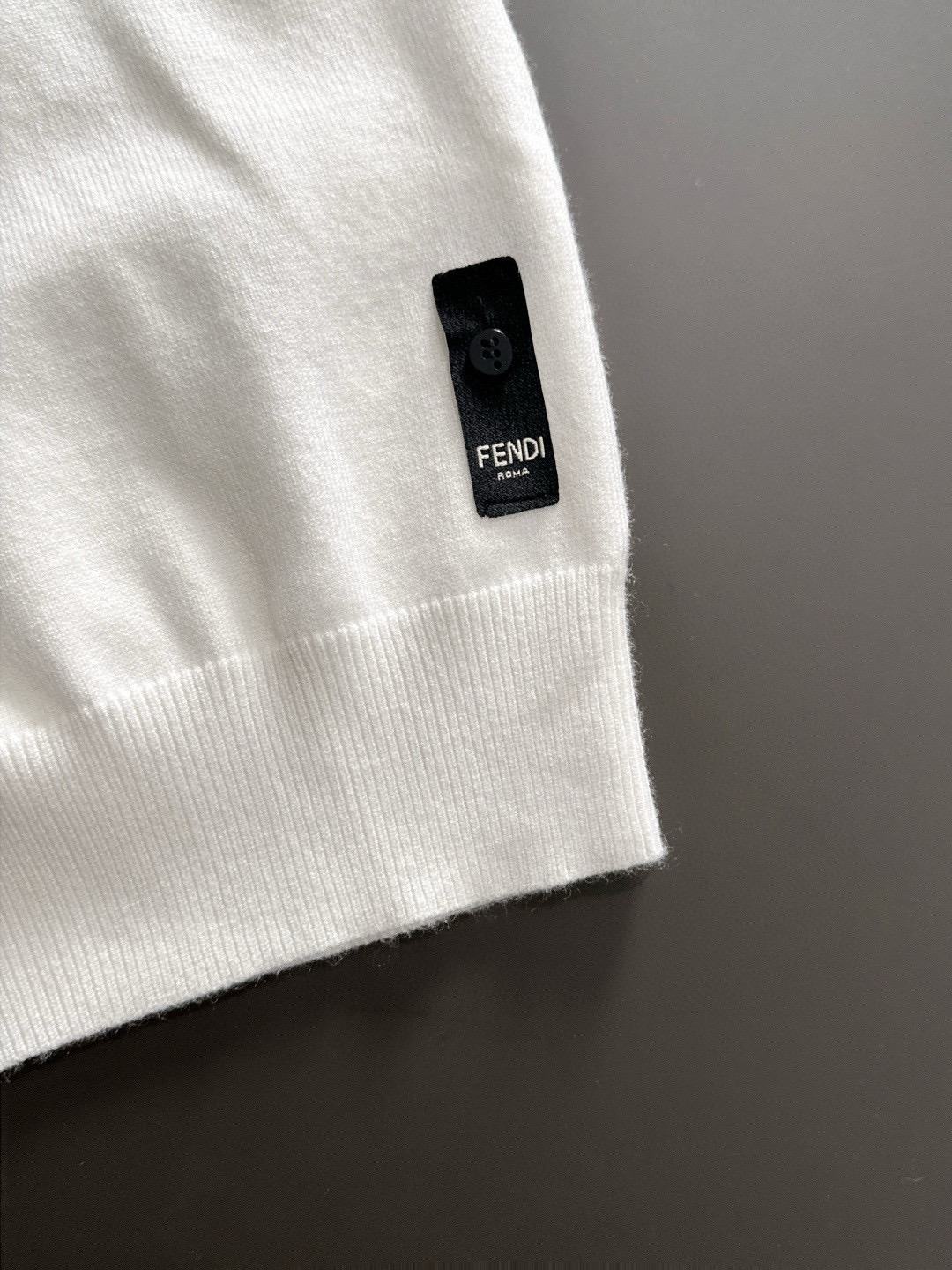 Fendi Logo Knit Sweater