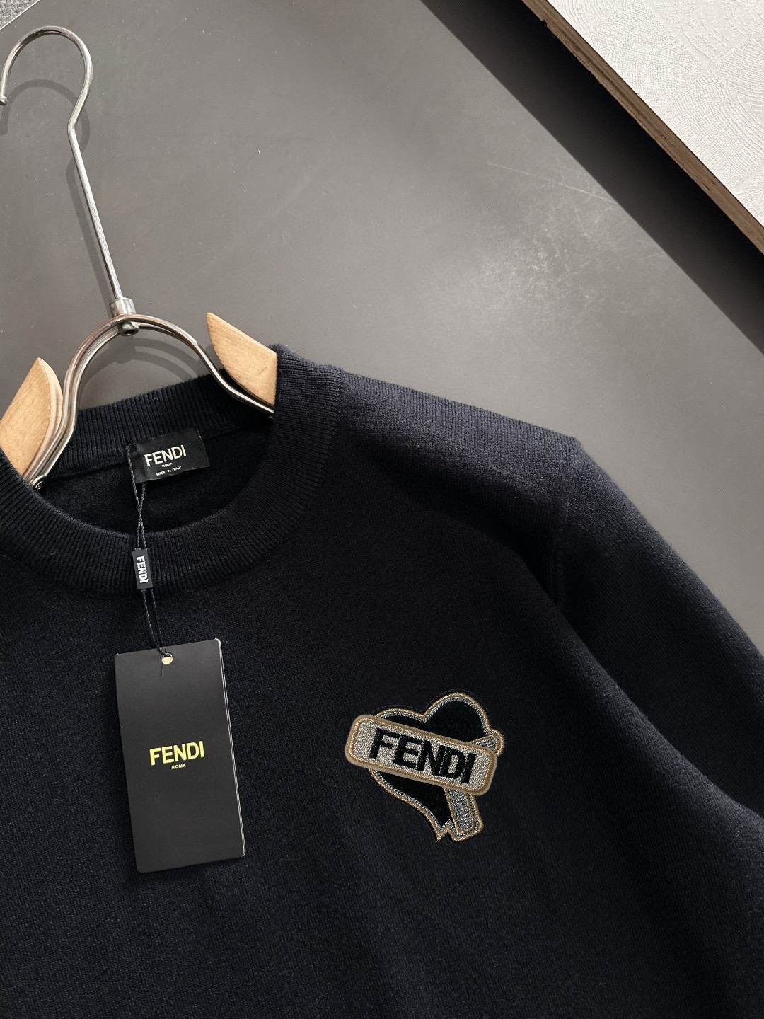 Fendi Logo Knit Sweater