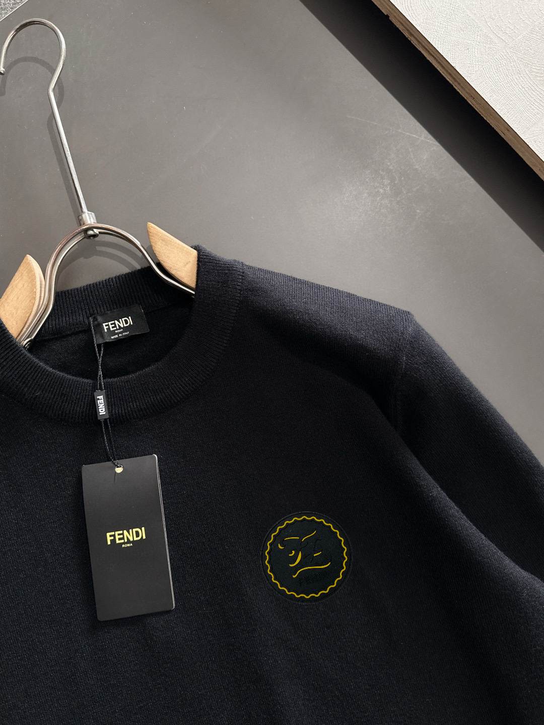 Fendi Logo Knit Sweater