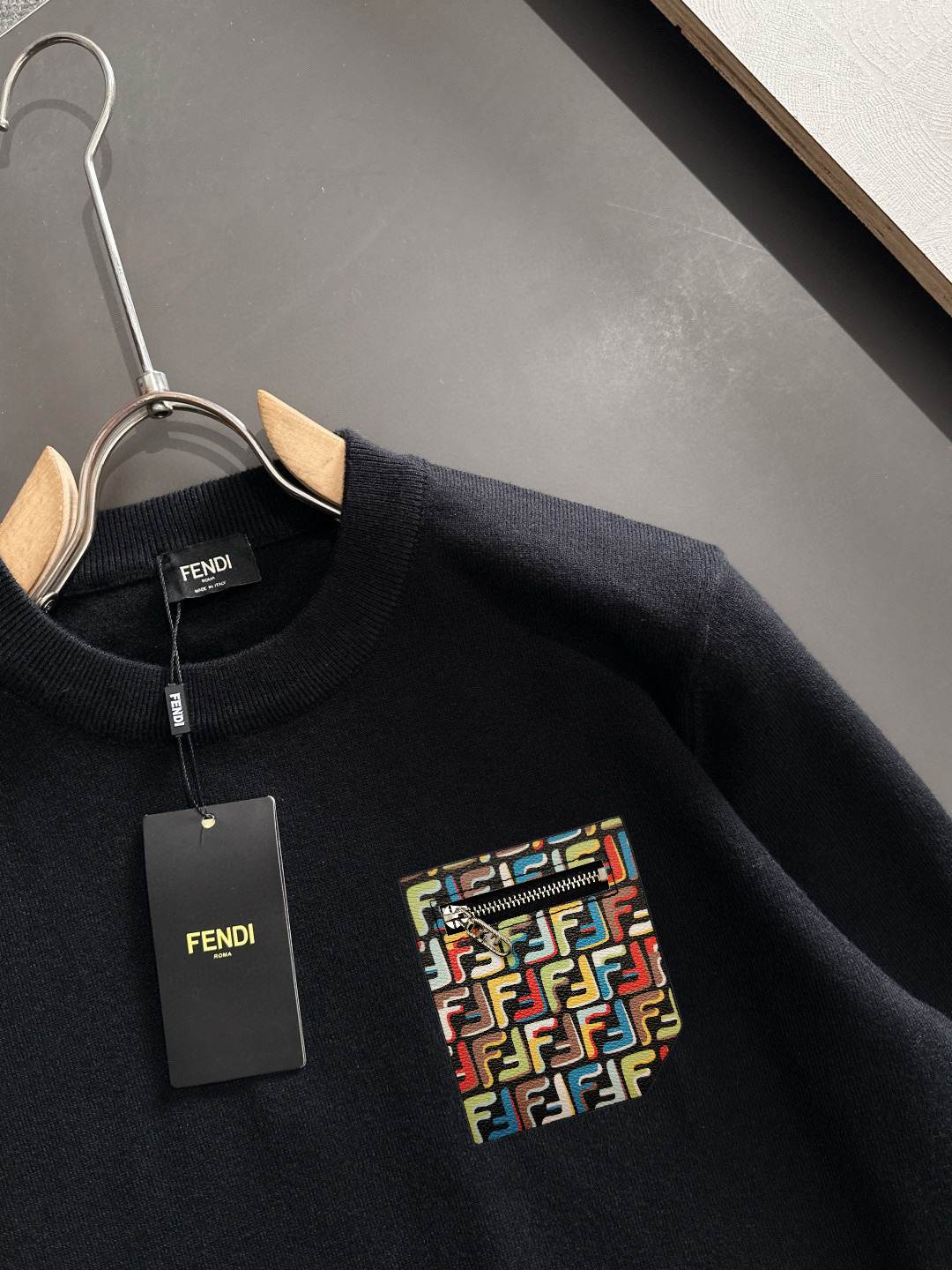 Fendi Logo Knit Sweater