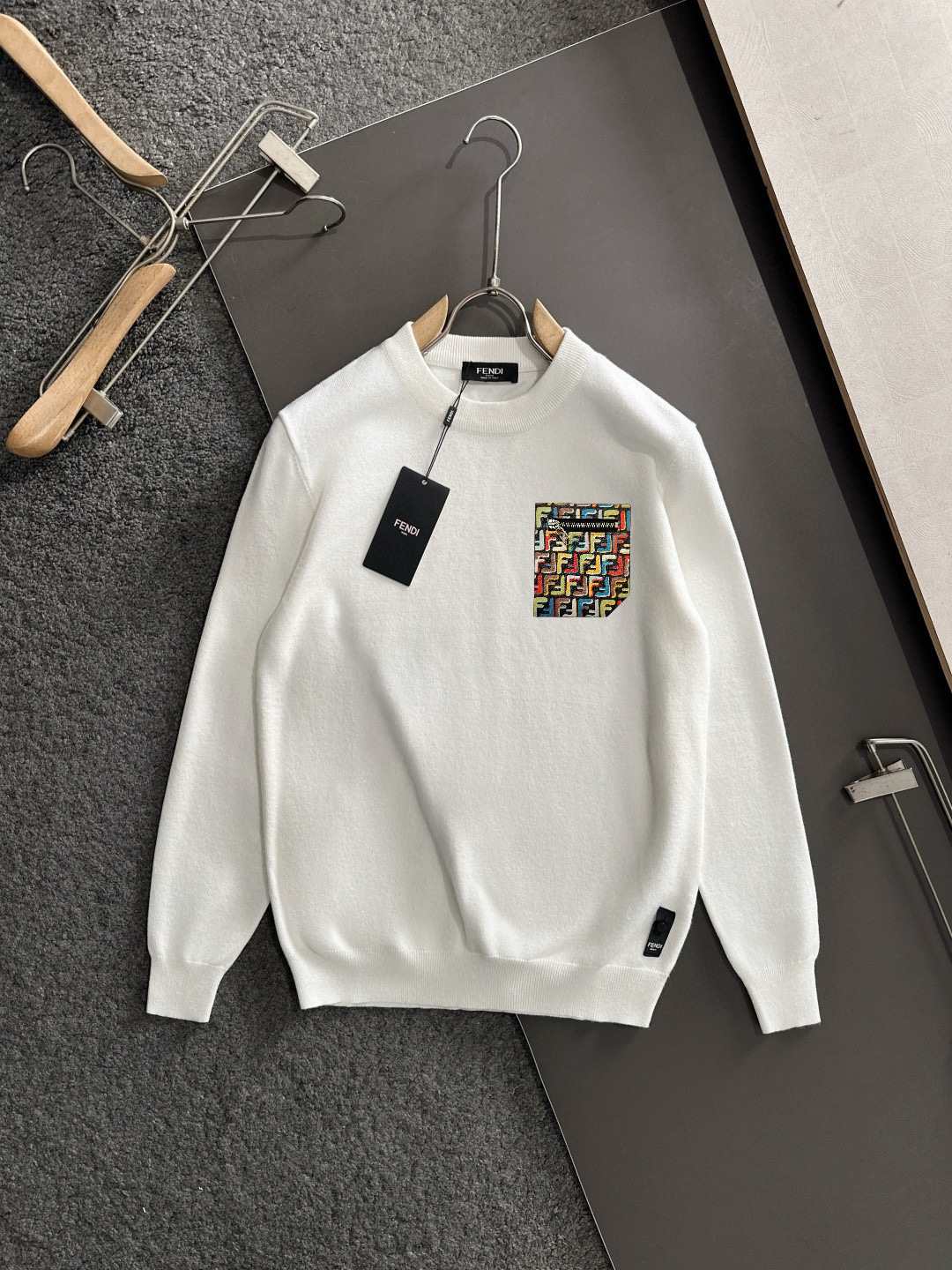 Fendi Logo Knit Sweater