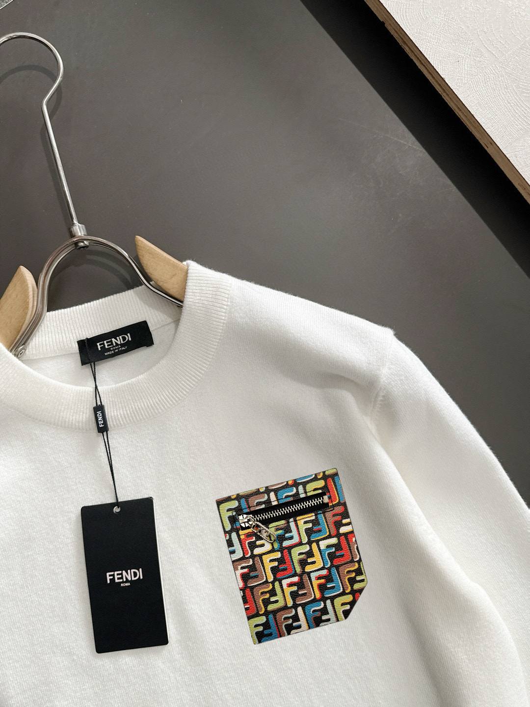 Fendi Logo Knit Sweater
