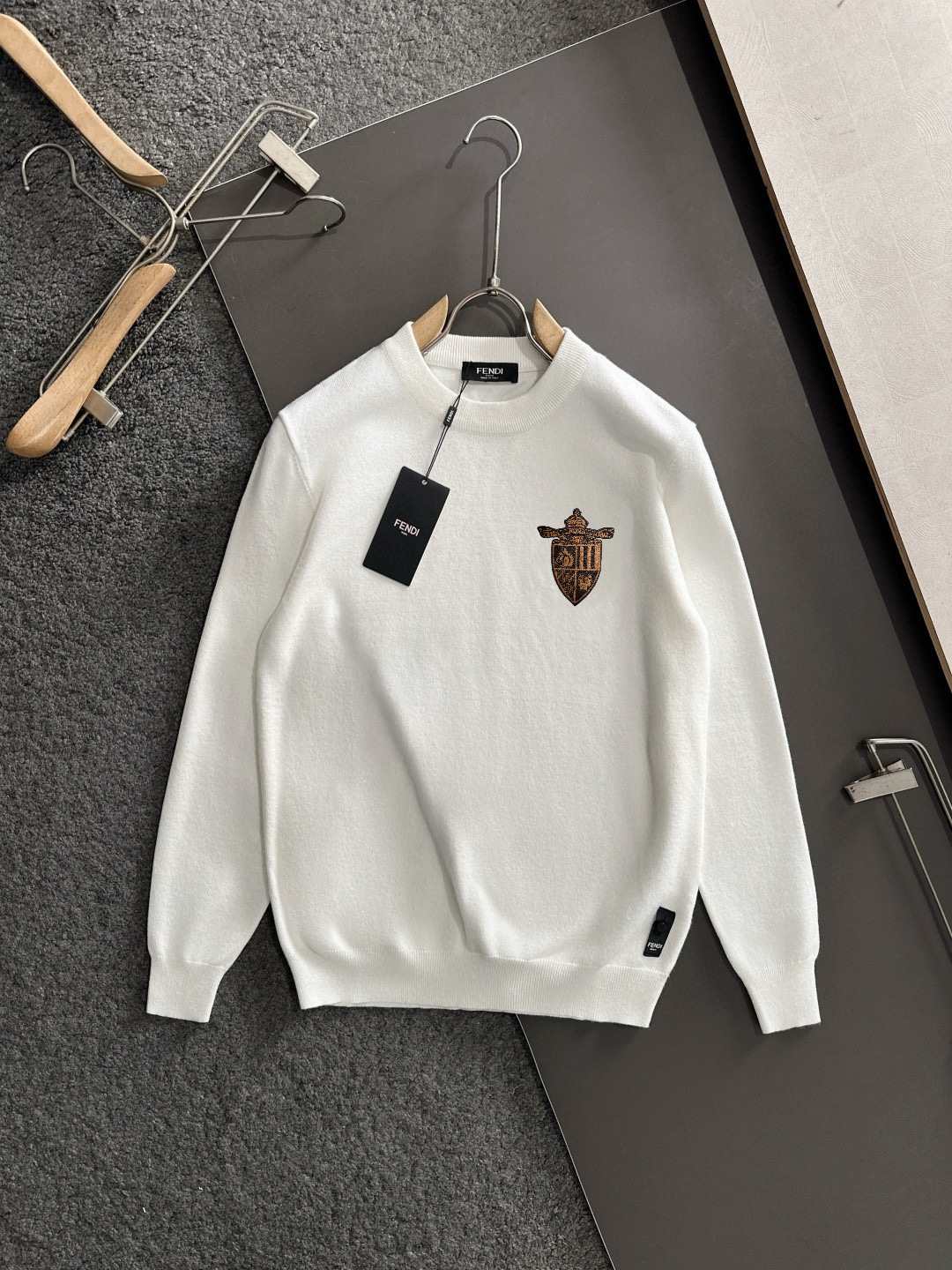 Fendi Logo Knit Sweater