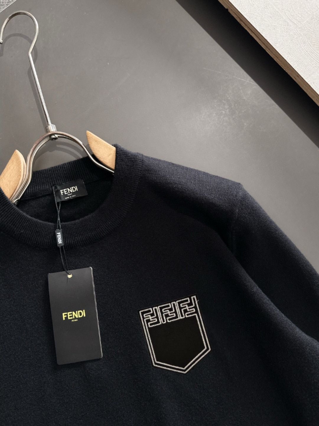 Fendi Logo Knit Sweater