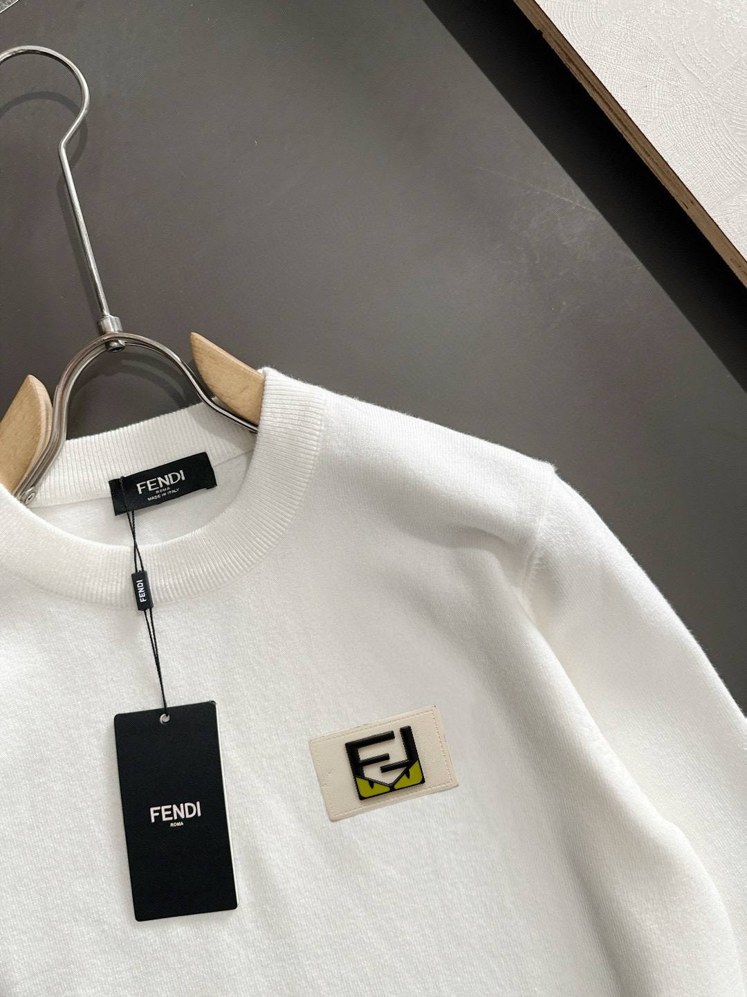 Fendi Logo Knit Sweater