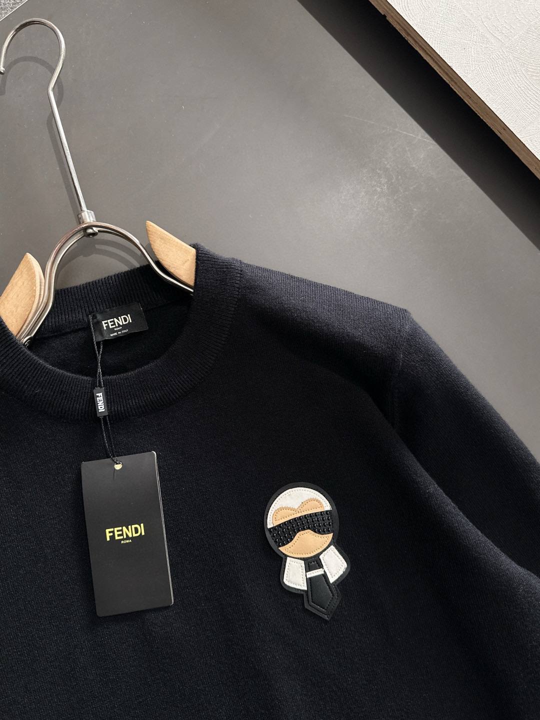 Fendi Logo Knit Sweater