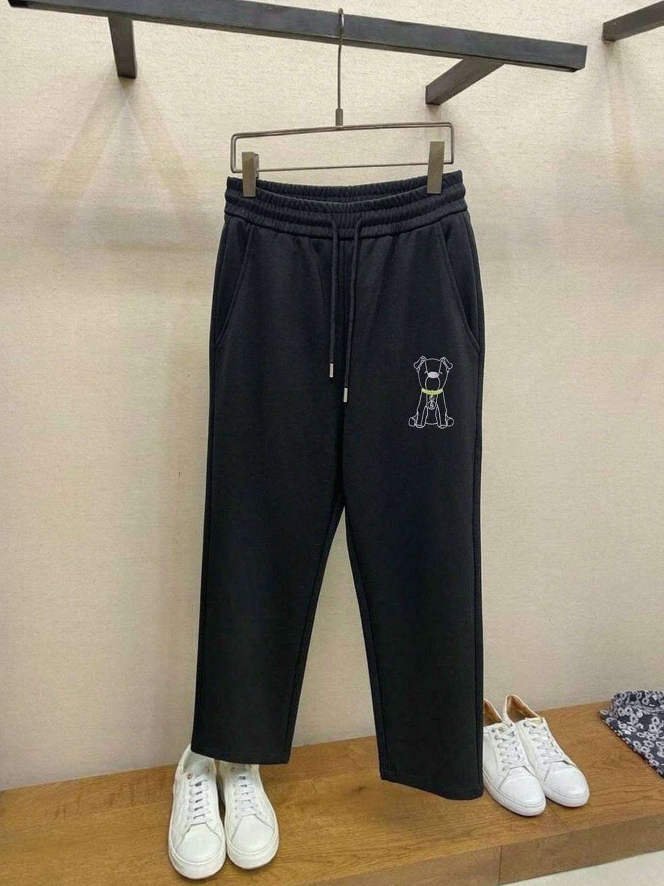 Fendi Embroidered Sweatpants