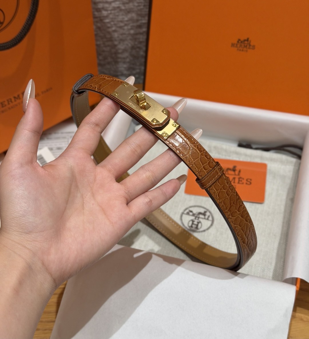 Hermes Belt – 18mm