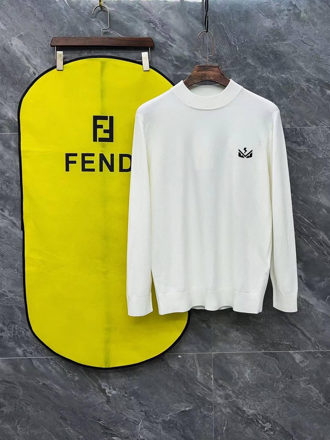 Fendi Logo Wool Sweater