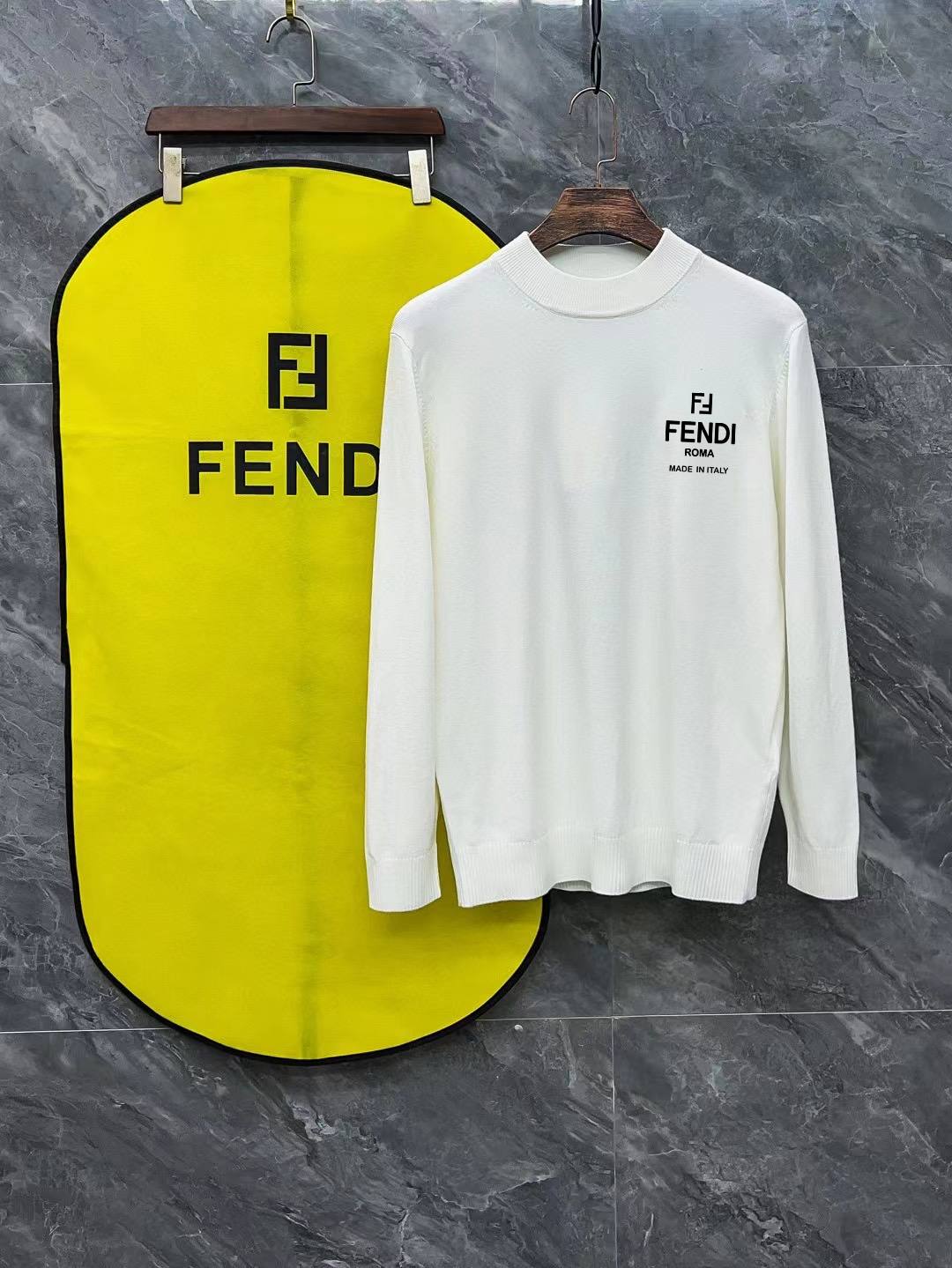 Fendi Logo Wool Sweater