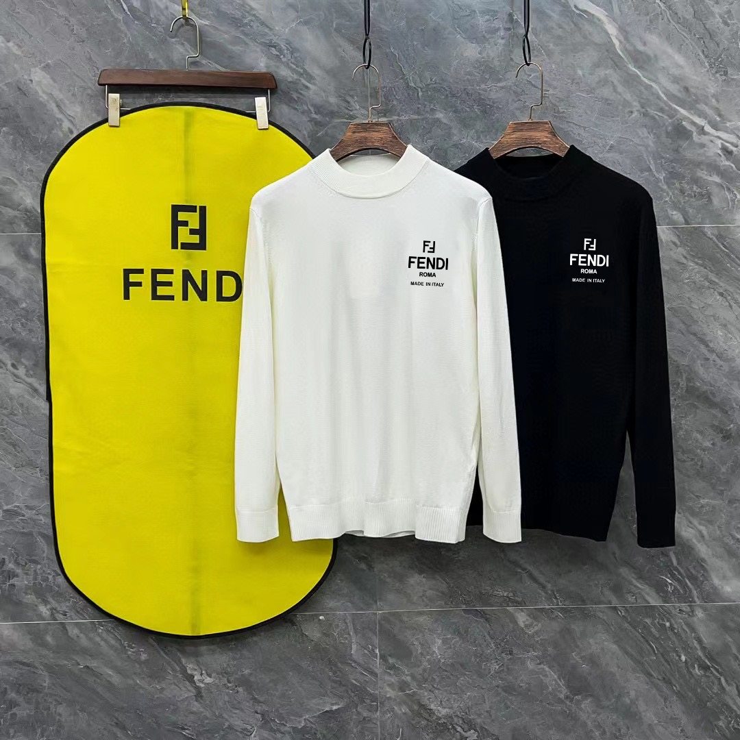 Fendi Logo Wool Sweater