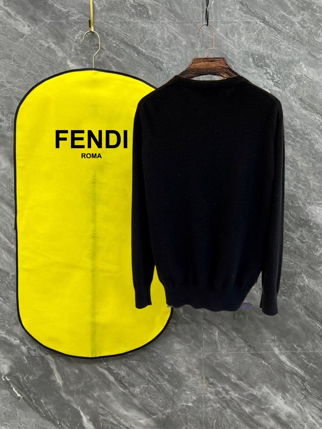 Fendi Logo Wool Sweater