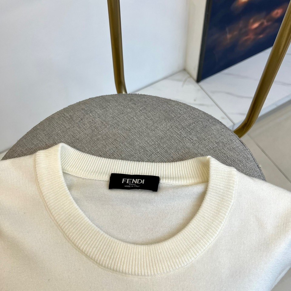 Fendi Logo Wool Sweater