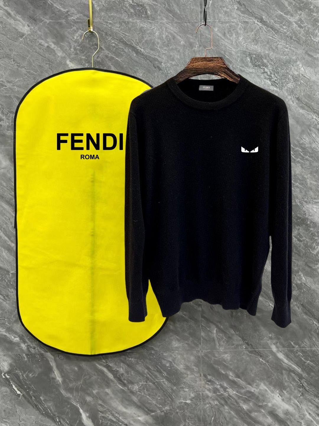 Fendi Logo Wool Sweater